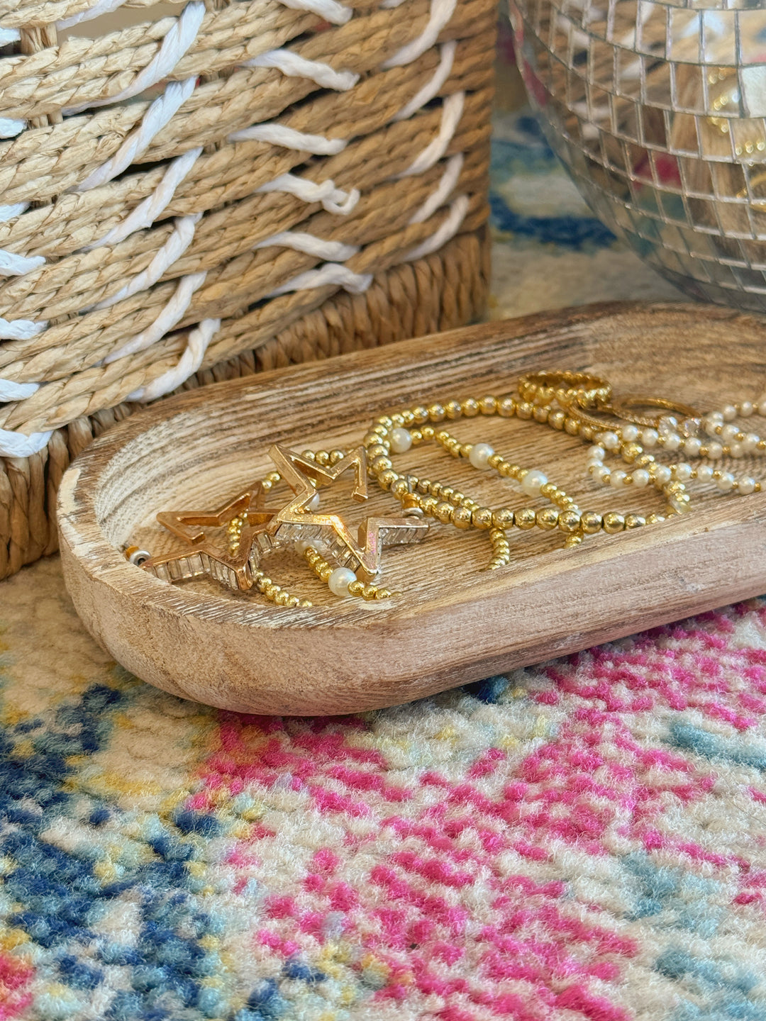 Small Rustic Wood Tray