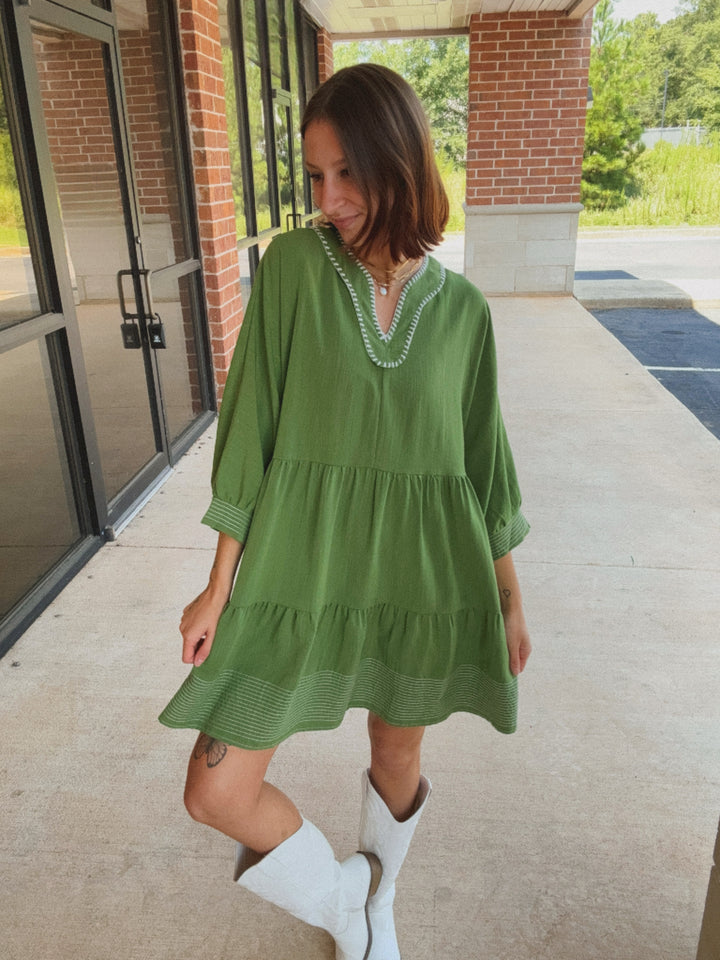 Azalea Quarter Sleeve Dress