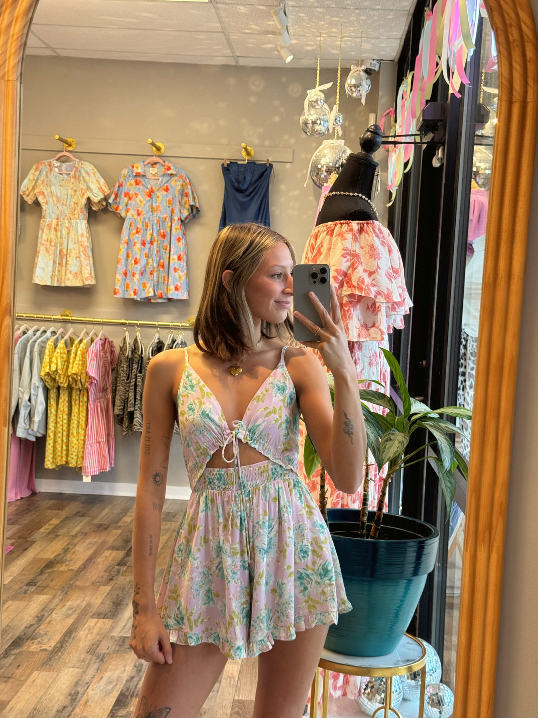 Lauren Floral Romper