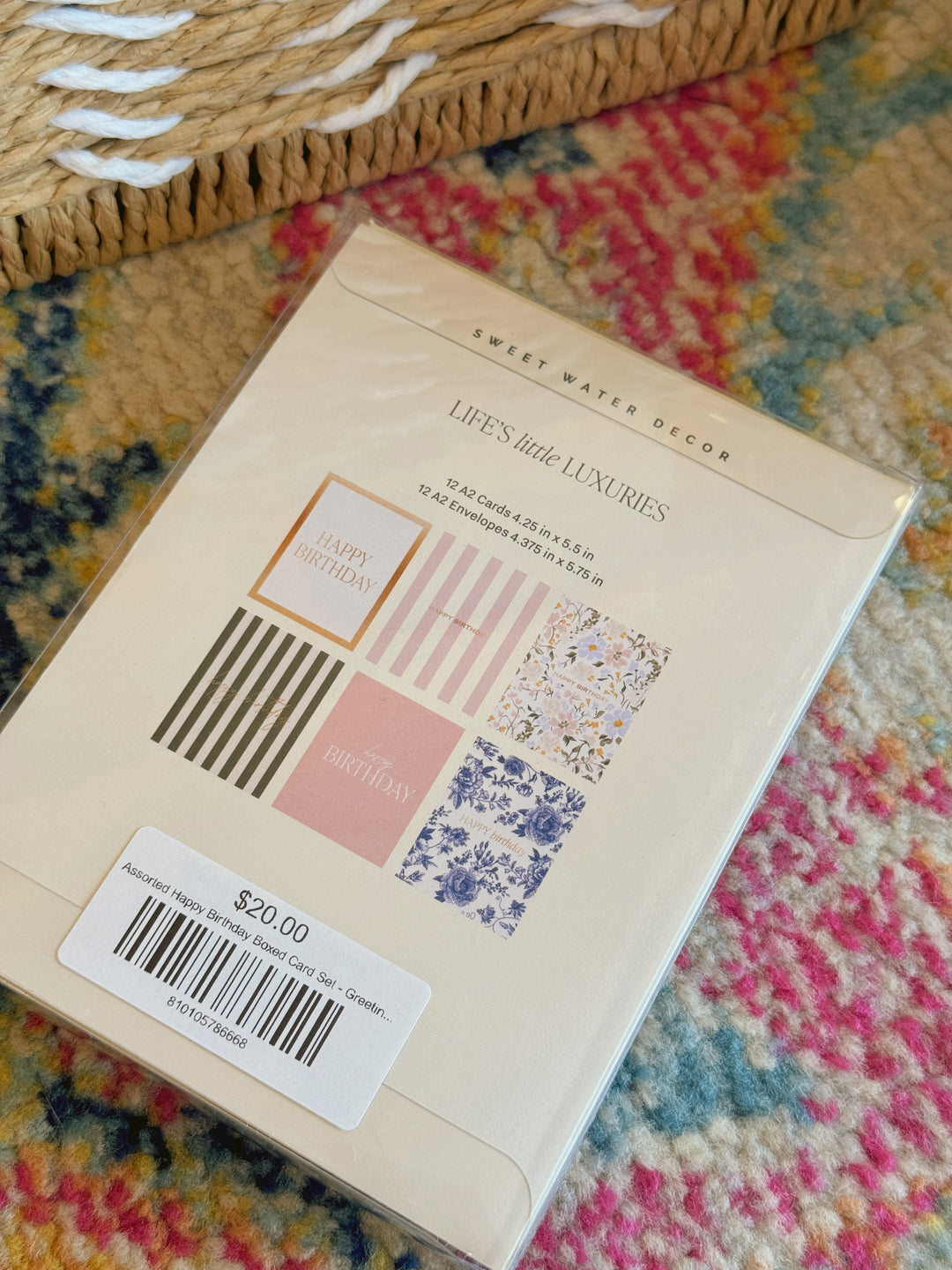 Assorted Happy Birthday Boxed Card Set - Greeting Cards