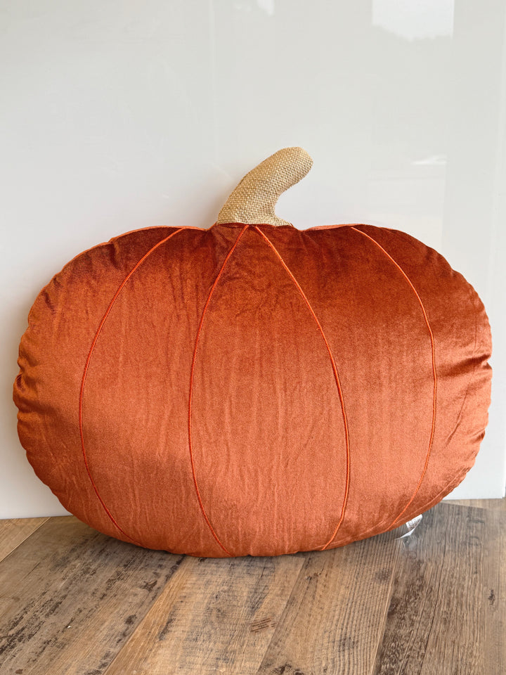 Velvet Pumpkin Pillow