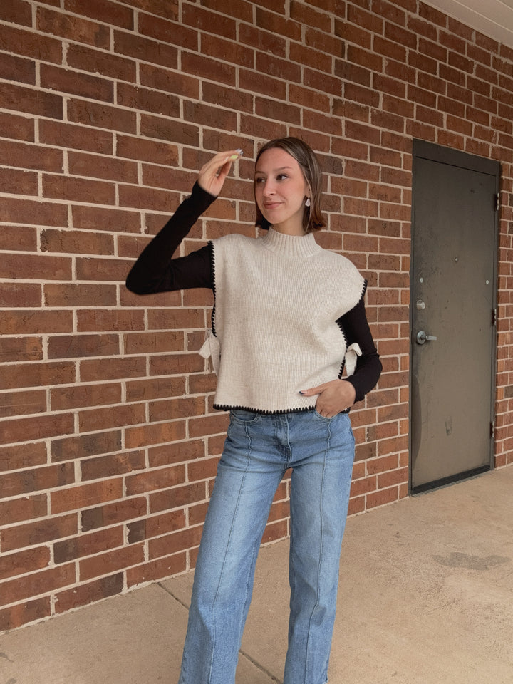 Miranda Mock Neck Sweater