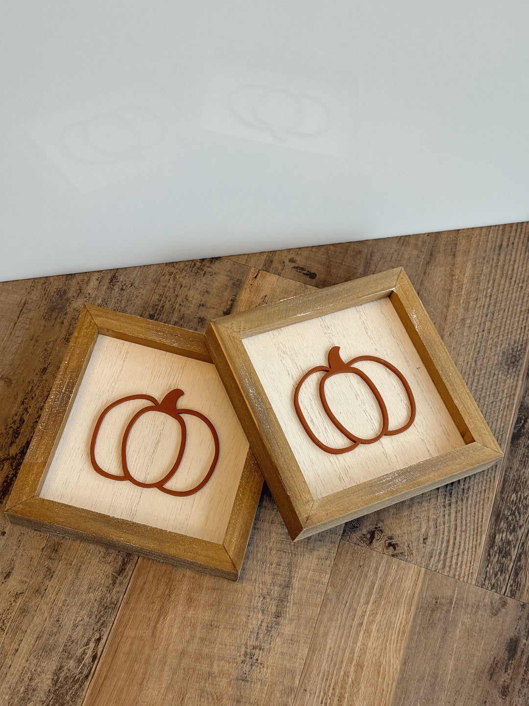 Pumpkin Framed Fall Sign