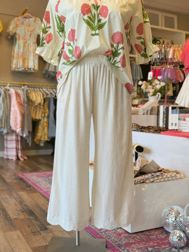 Sally Linen Blend Pant