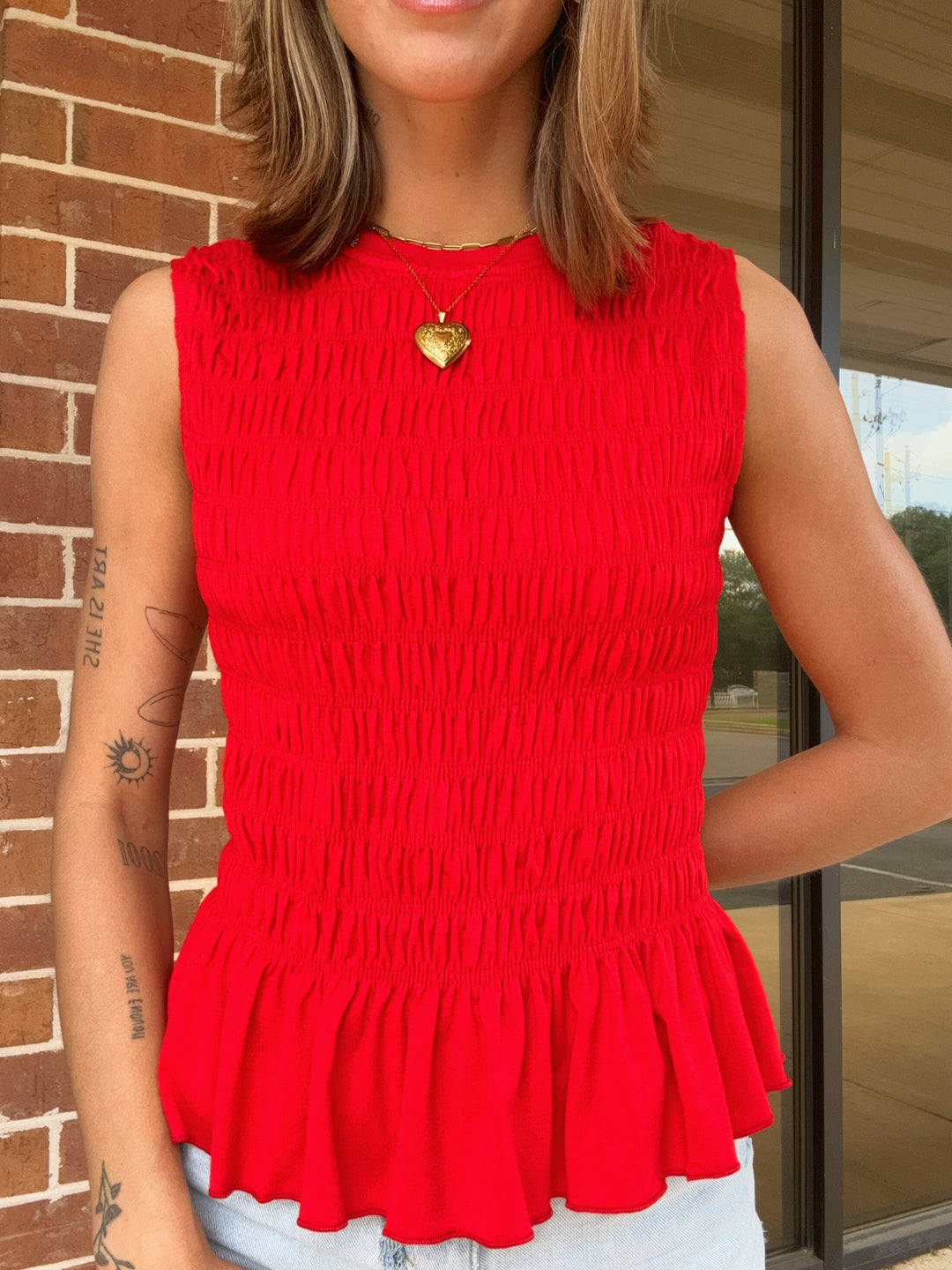 Macie Smocked Top