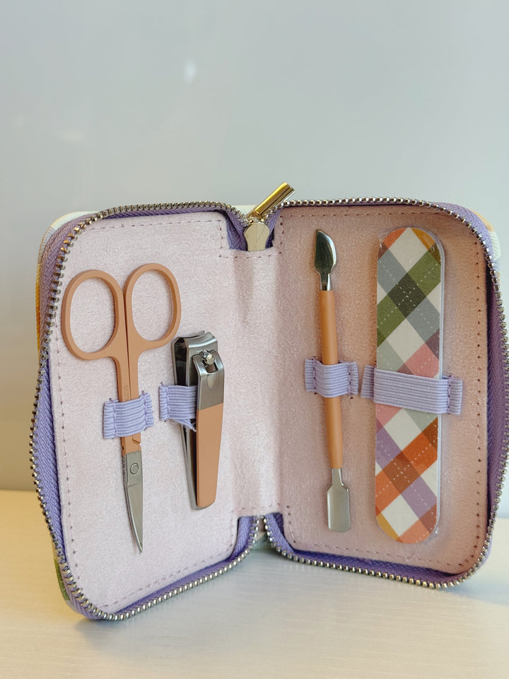 As If Argyle Manicure Set