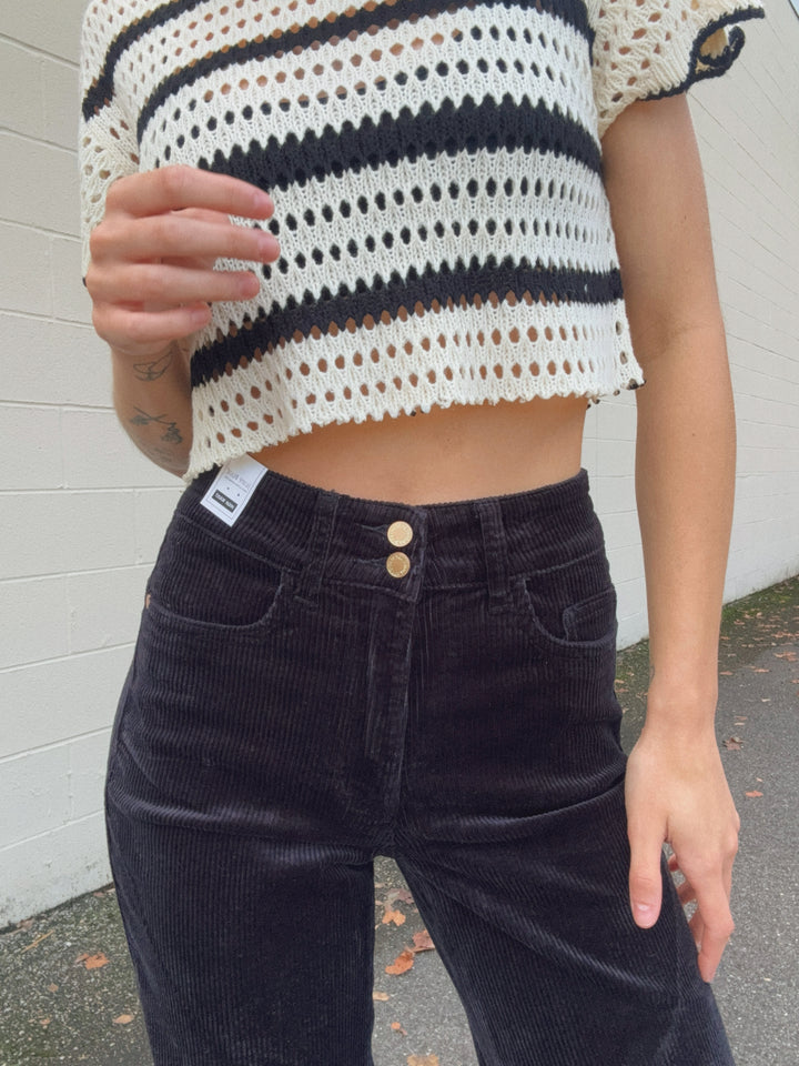 Karrisa High Waisted Corduroy Pants