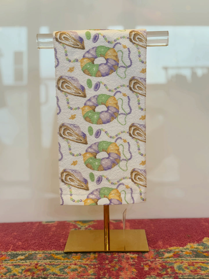 King Cake Love Kitchen Towel