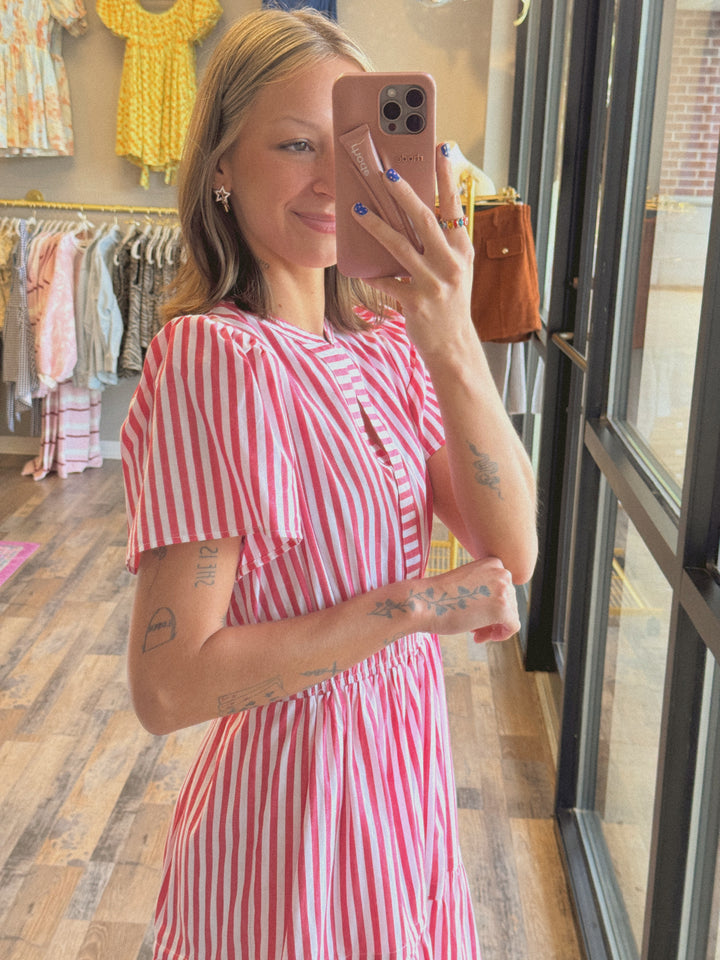 Samantha Striped Mini Dress