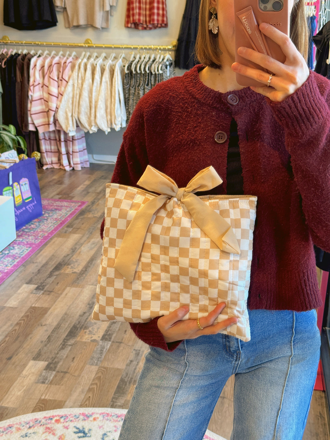 Delilah Tan Check Bible Cover