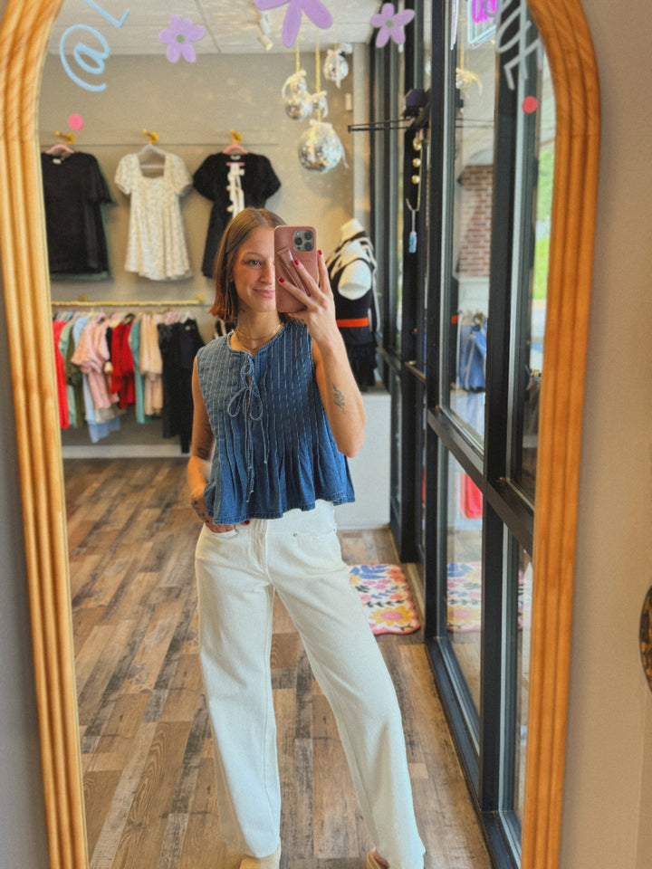 Camelia White Denim
