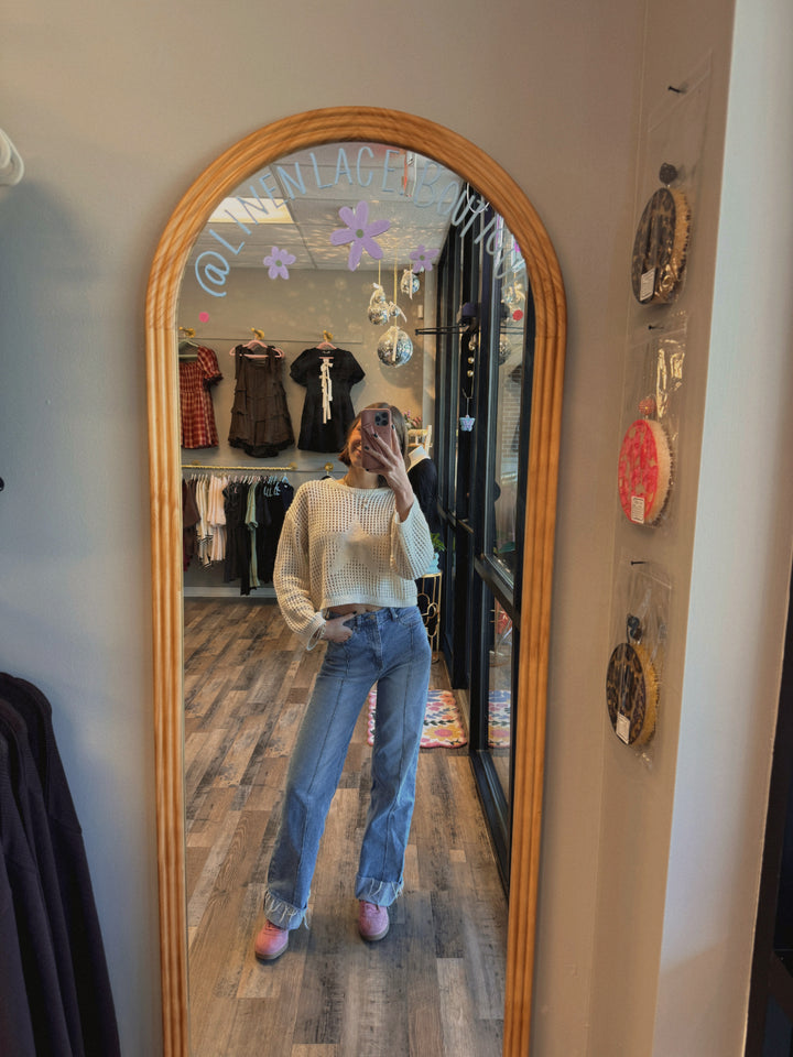 Jessica Wide Leg - Rigid Denim