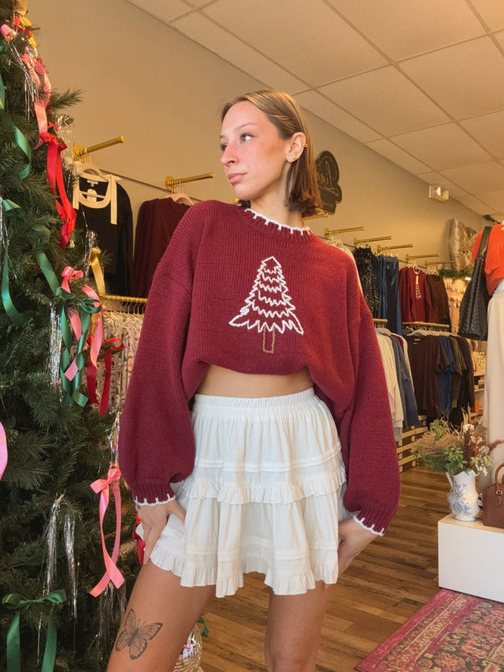 CALI CHRISTMAS TREE SWEATER