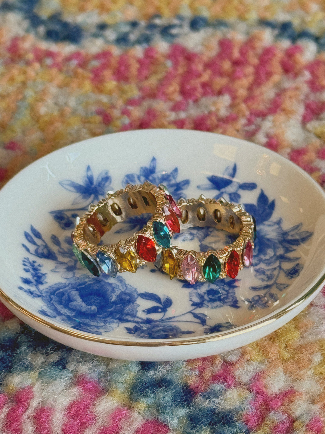 Rainbow Chunky Ring