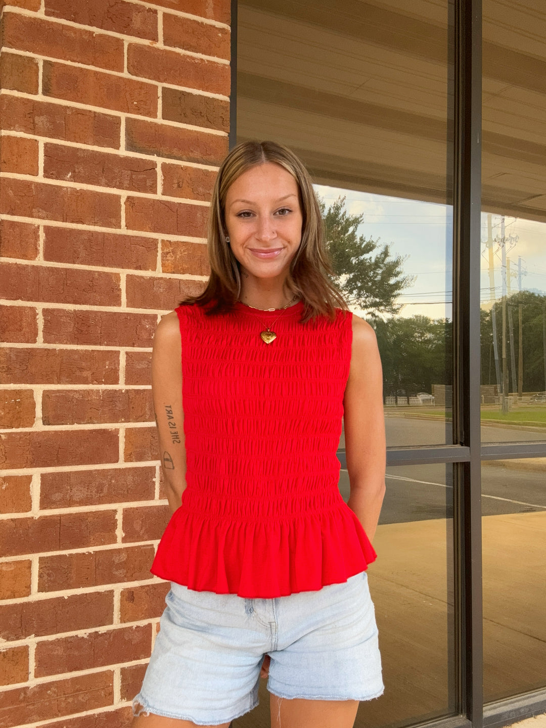 Macie Smocked Top
