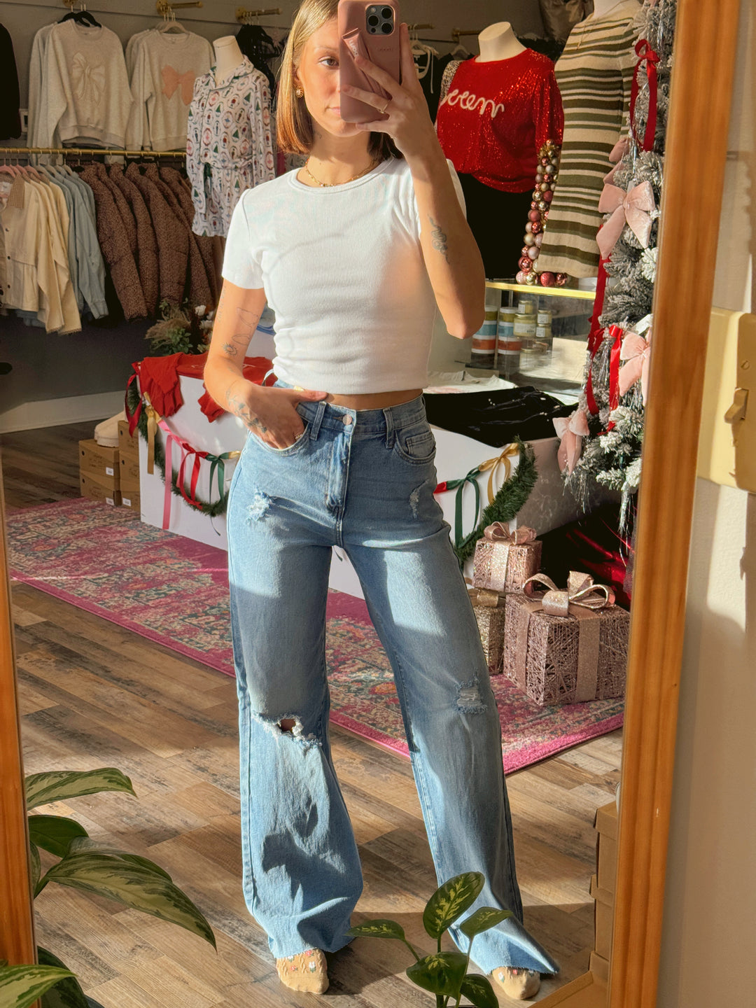 90s Baby Wide Jeans