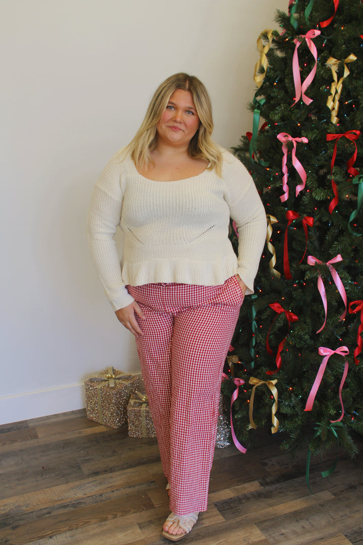 Knit Square Neck Sweater