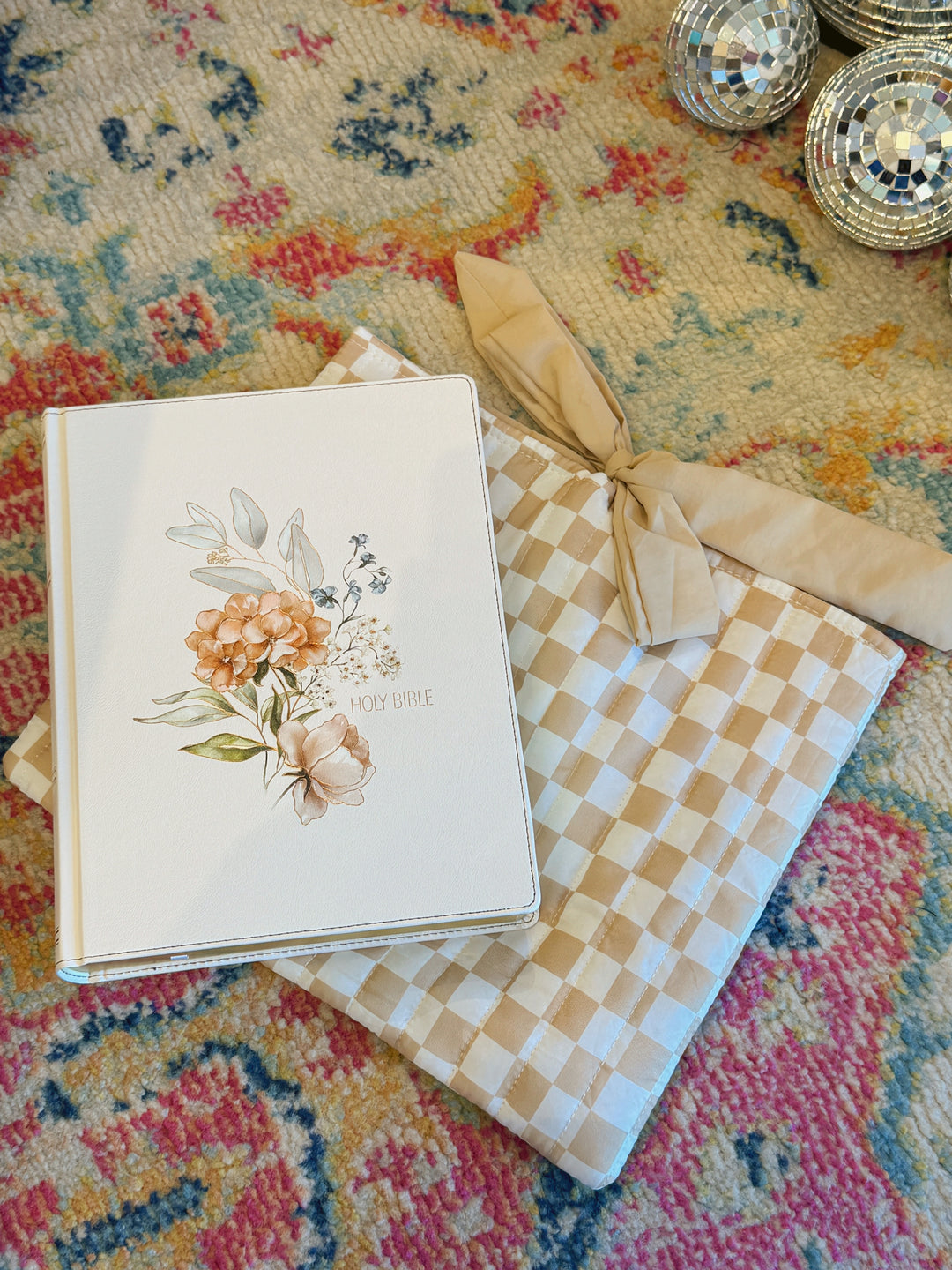 Delilah Tan Check Bible Cover