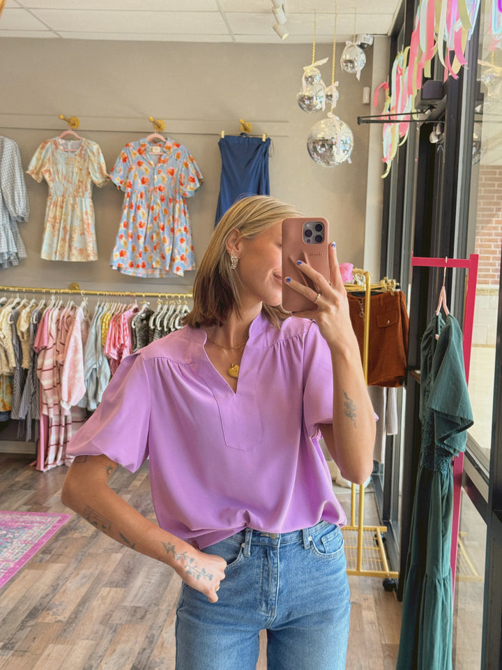 Carrie V Neck Blouse