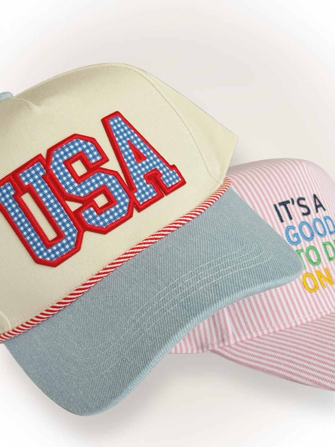 USA Gingham Hat
