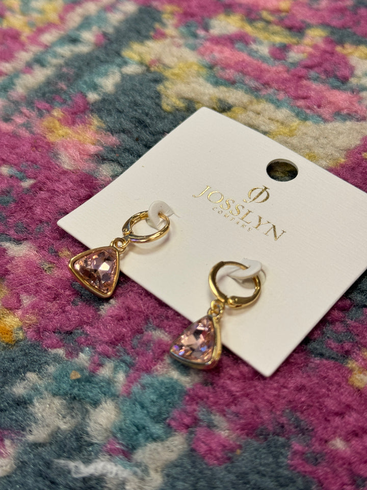 PINK MINI HOOP EARRINGS