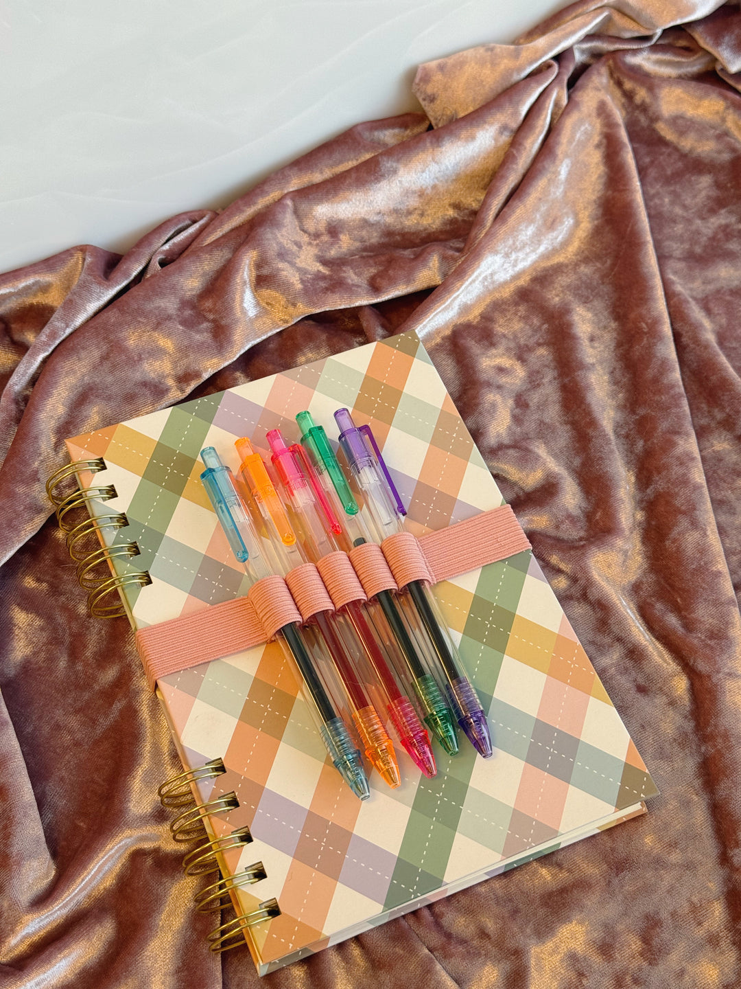 As If Argyle Harper Split-Spiral Notebook & Pen Set