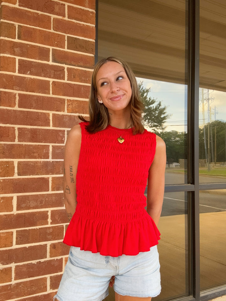 Macie Smocked Top