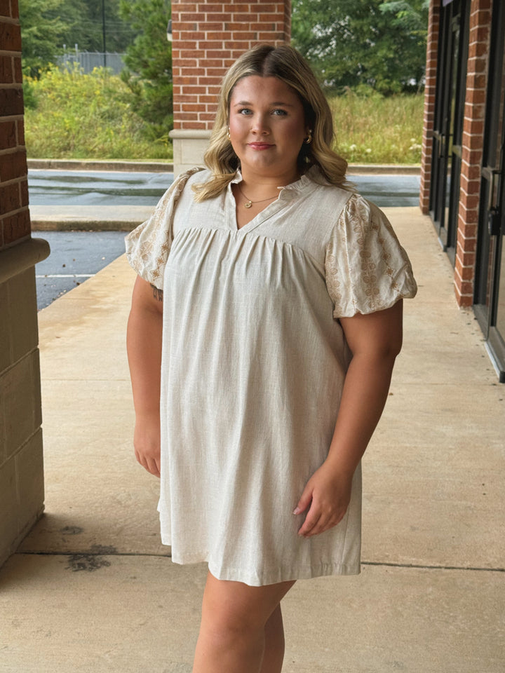 Anslee V Neck Dress