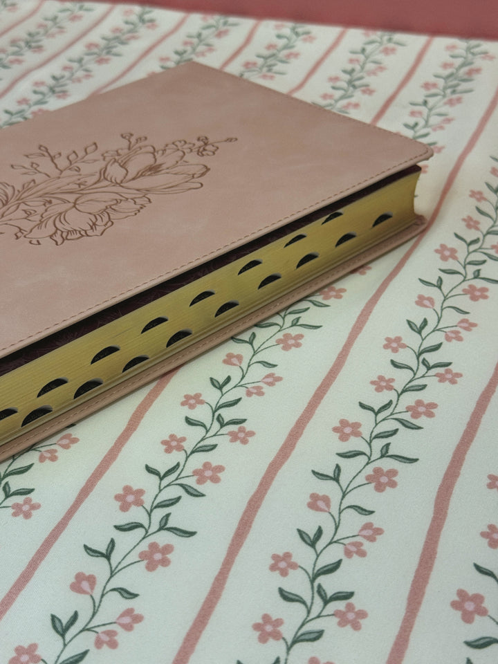 KJV Bible Thinline LP Faux Leather Trust, Pink