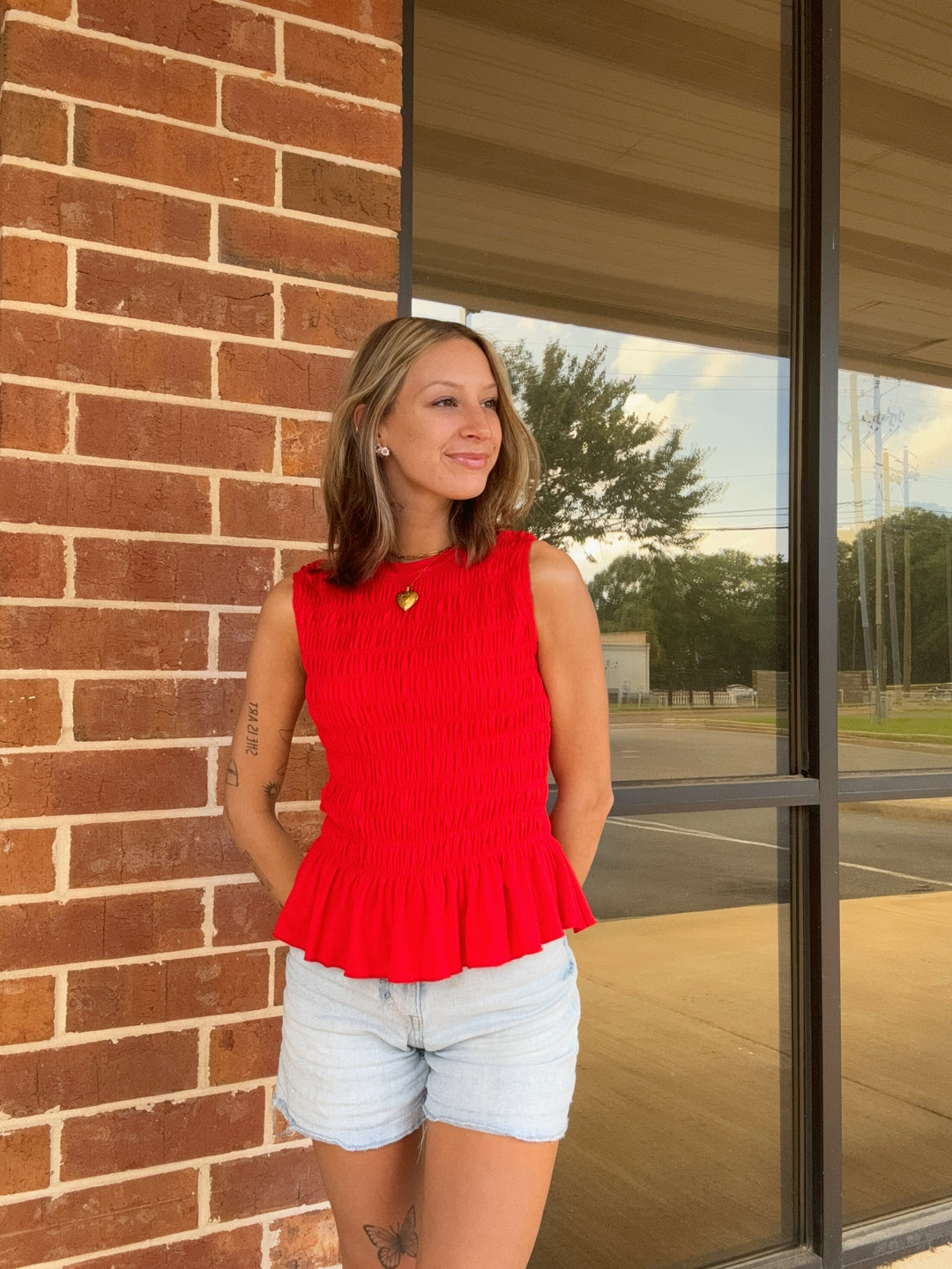 Macie Smocked Top