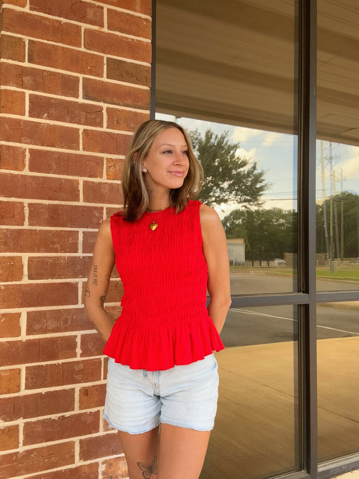 Macie Smocked Top