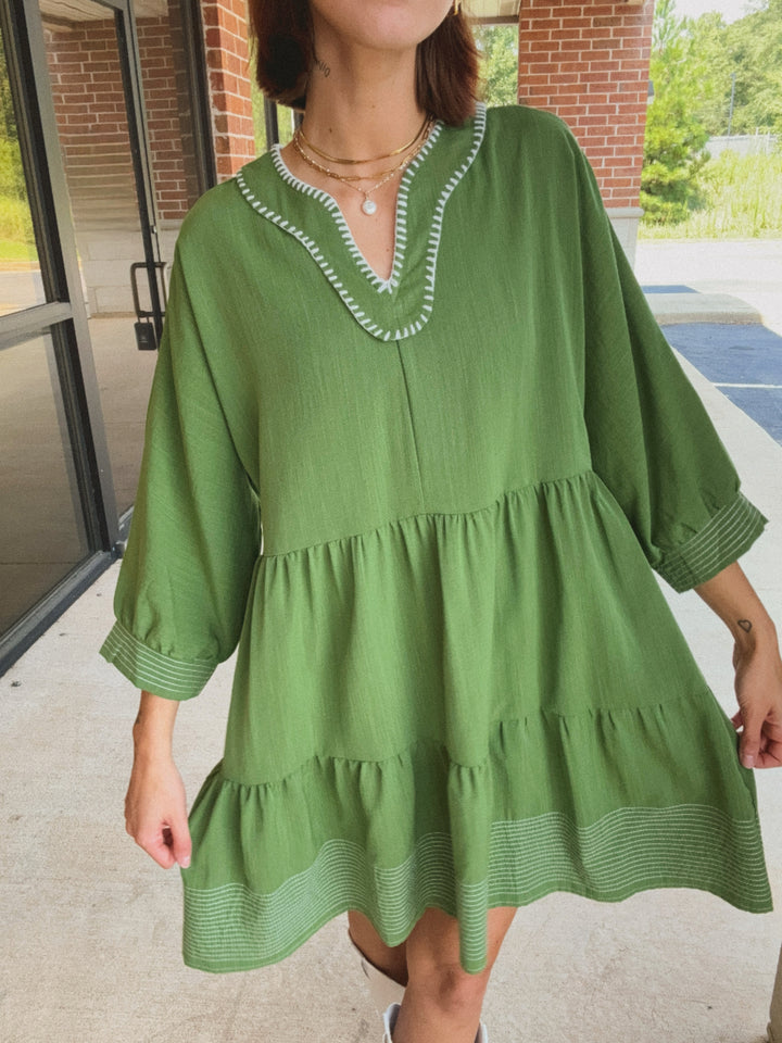 Azalea Quarter Sleeve Dress