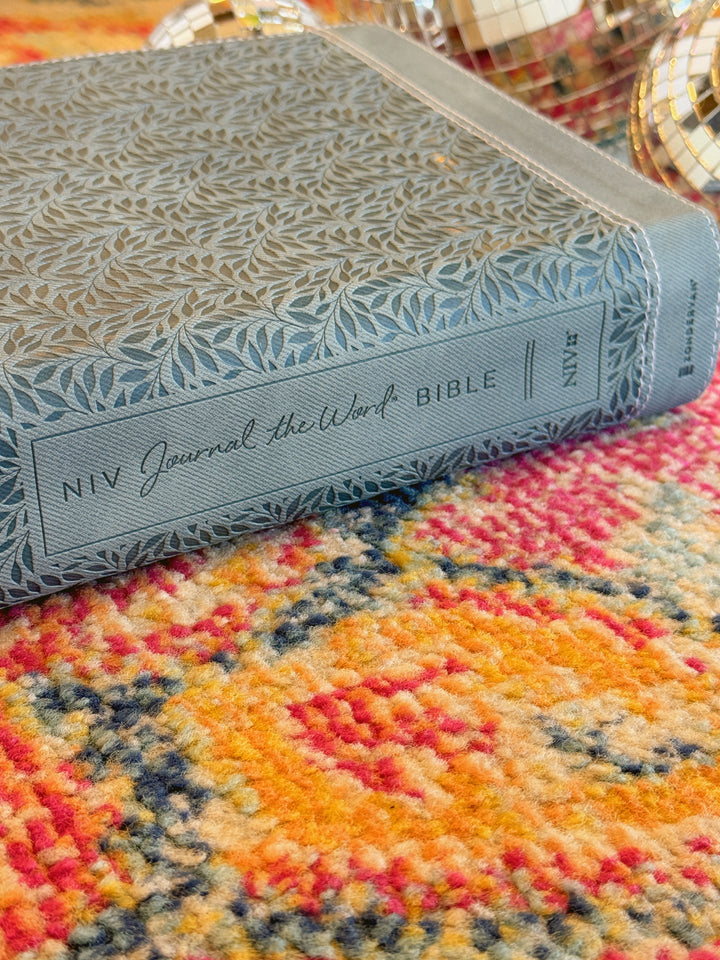 NIV Bible Large Print- Leathersoft Teal
