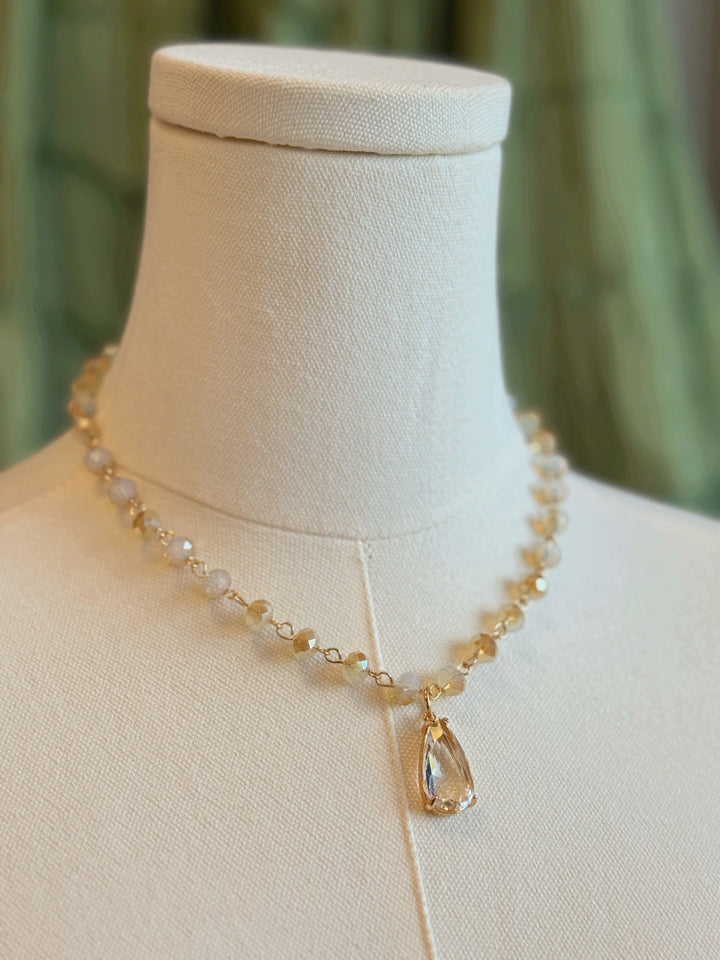 Glamour Day Beaded Necklace