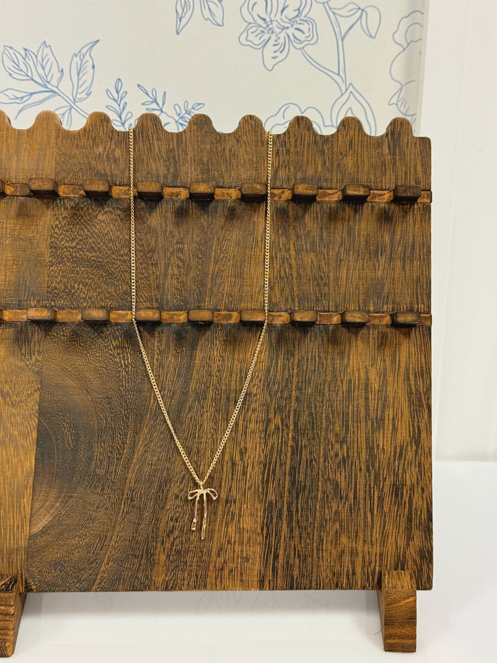 BOW RIBBON NECKLACE