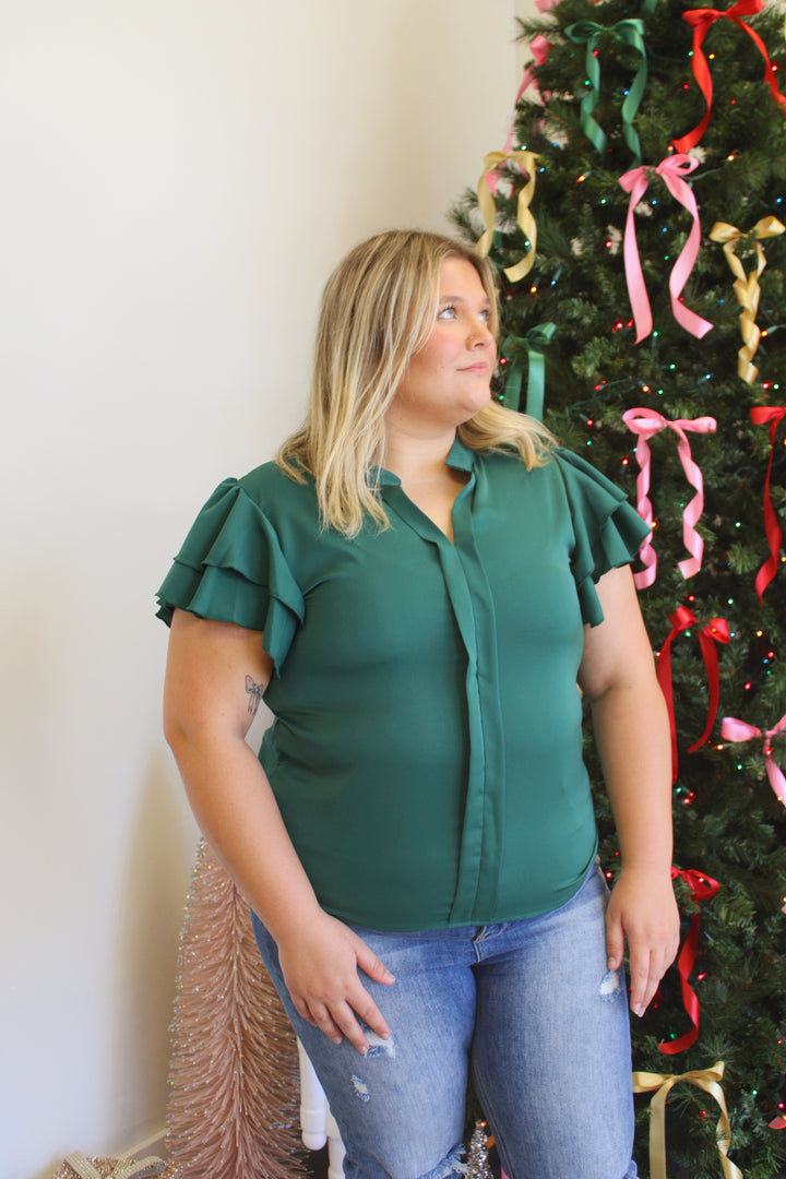 Valerie V Neck Blouse