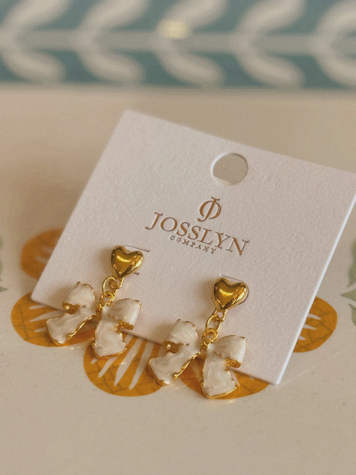 Drop Bow Earrings