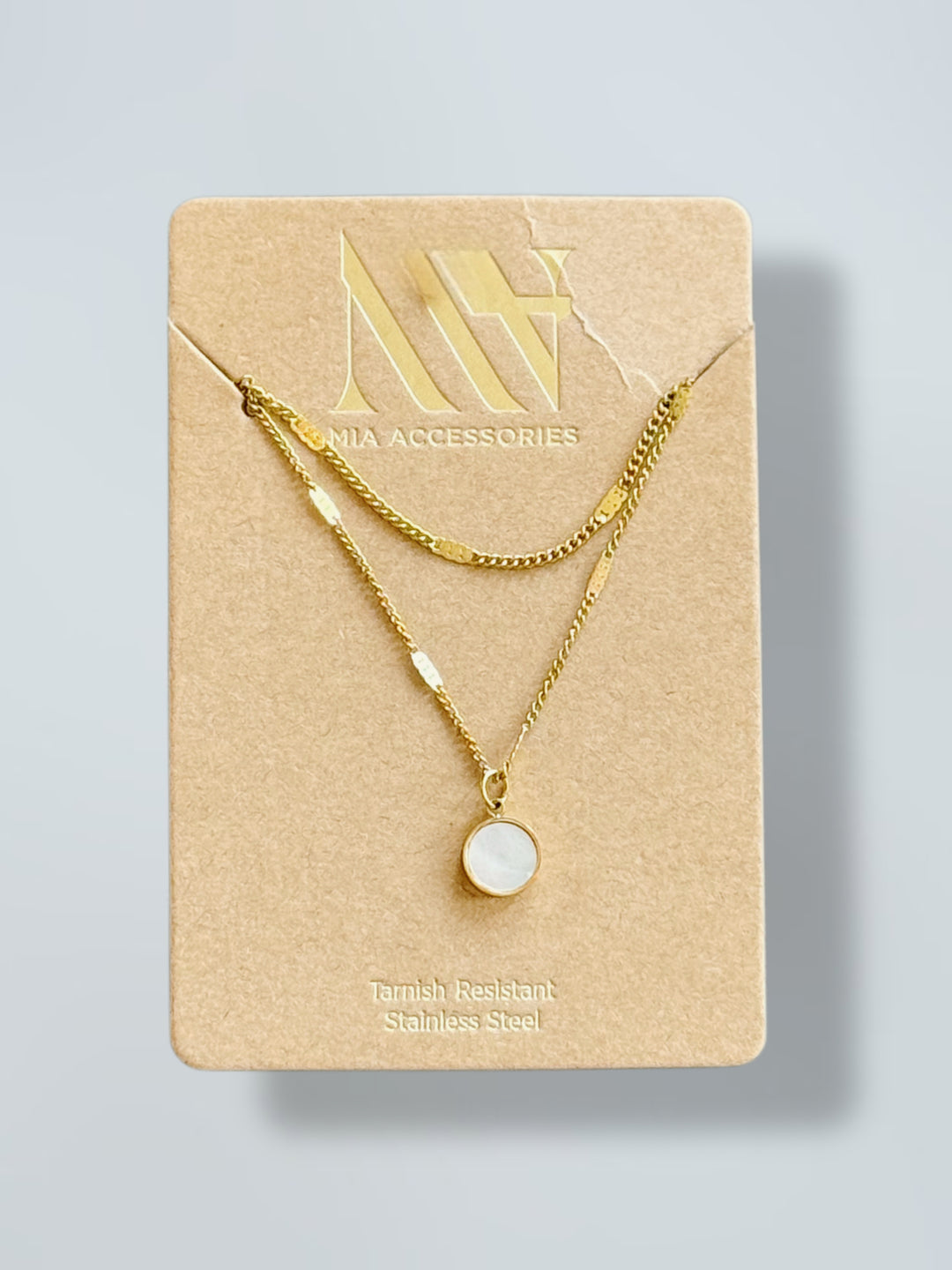18K Gold Plated Pendent Chain Necklace
