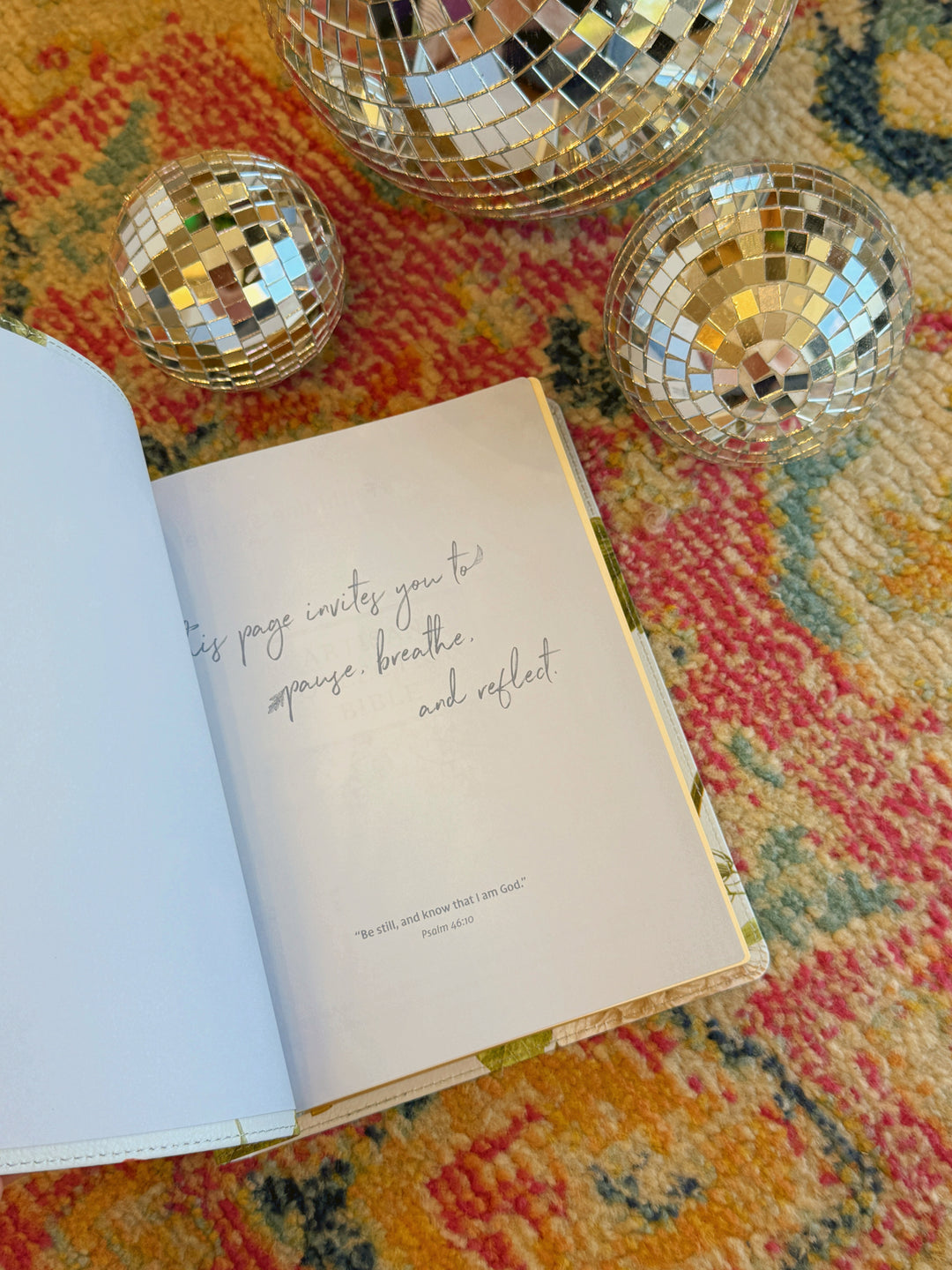 NIV Artisan Collection Bible Leathersoft Blue Floral