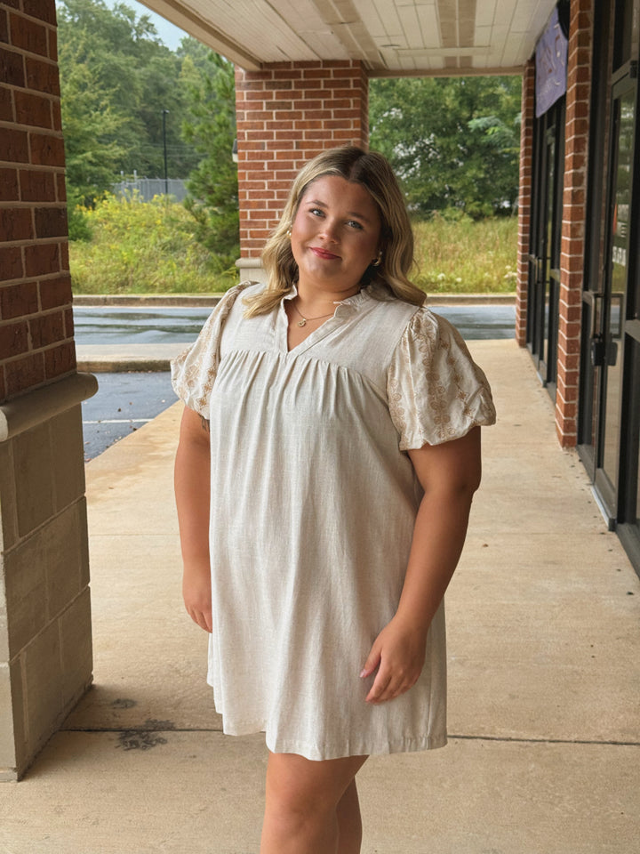 Anslee V Neck Dress