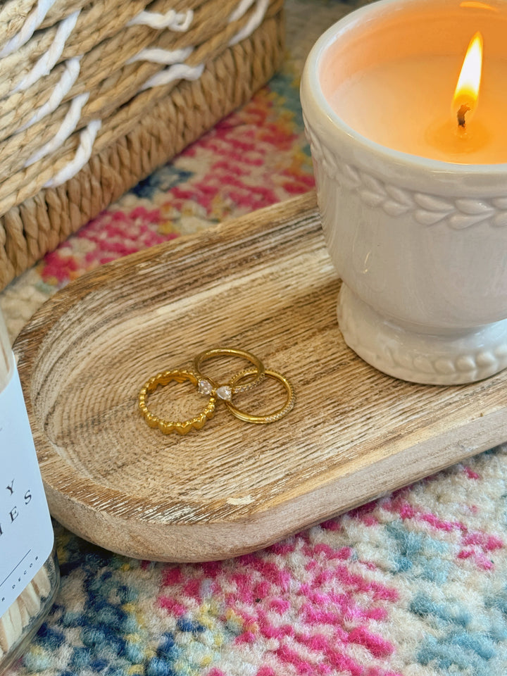 Small Rustic Wood Tray