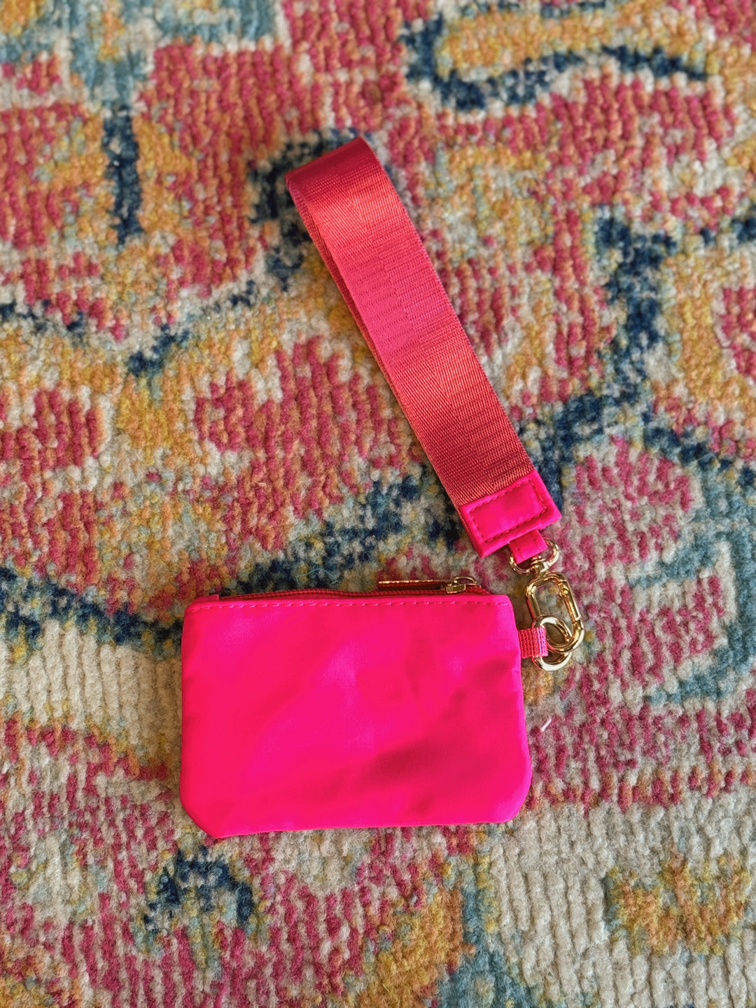 Poppy Wristlet Keychain Wallet