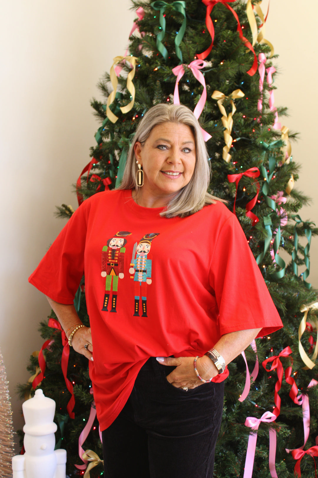 Sequin Nutcracker Dress Top