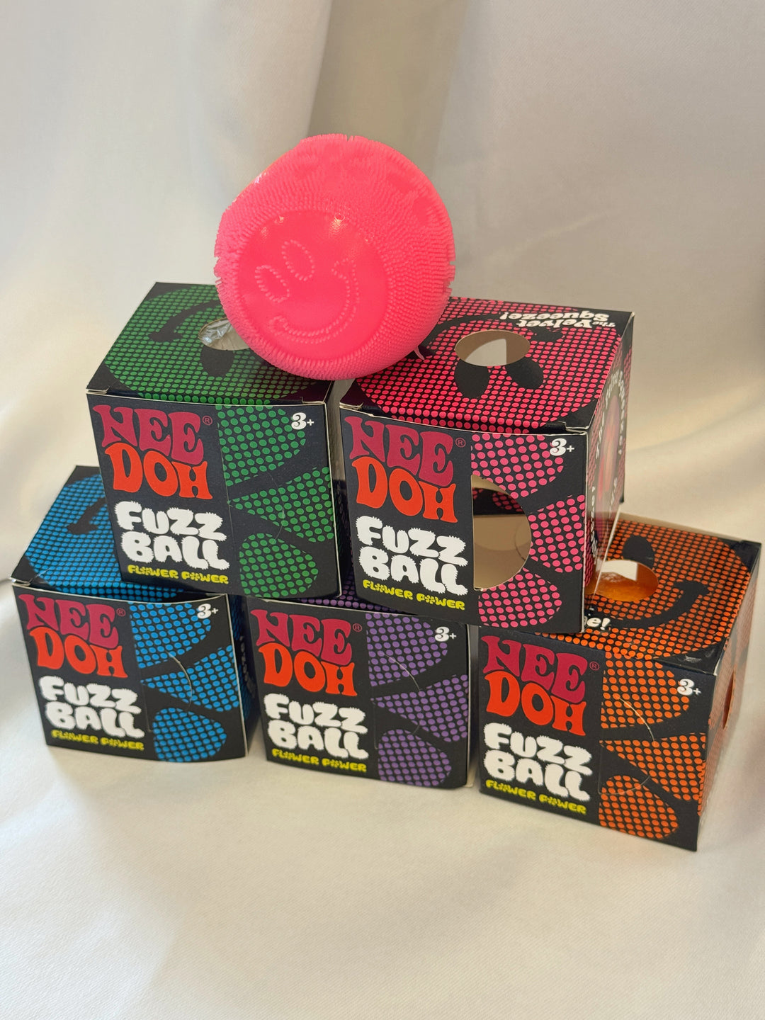 Nee Doh Fuzz Ball - Flower Power