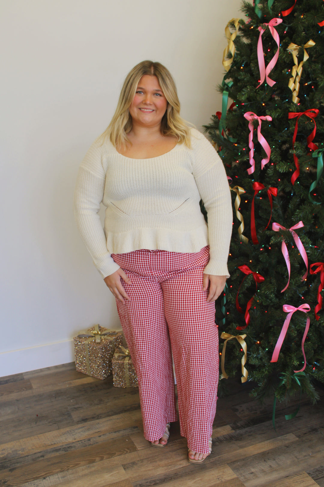 Knit Square Neck Sweater