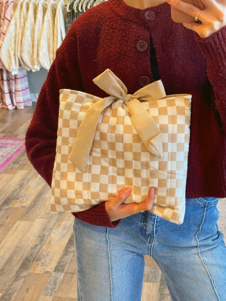 Delilah Tan Check Bible Cover