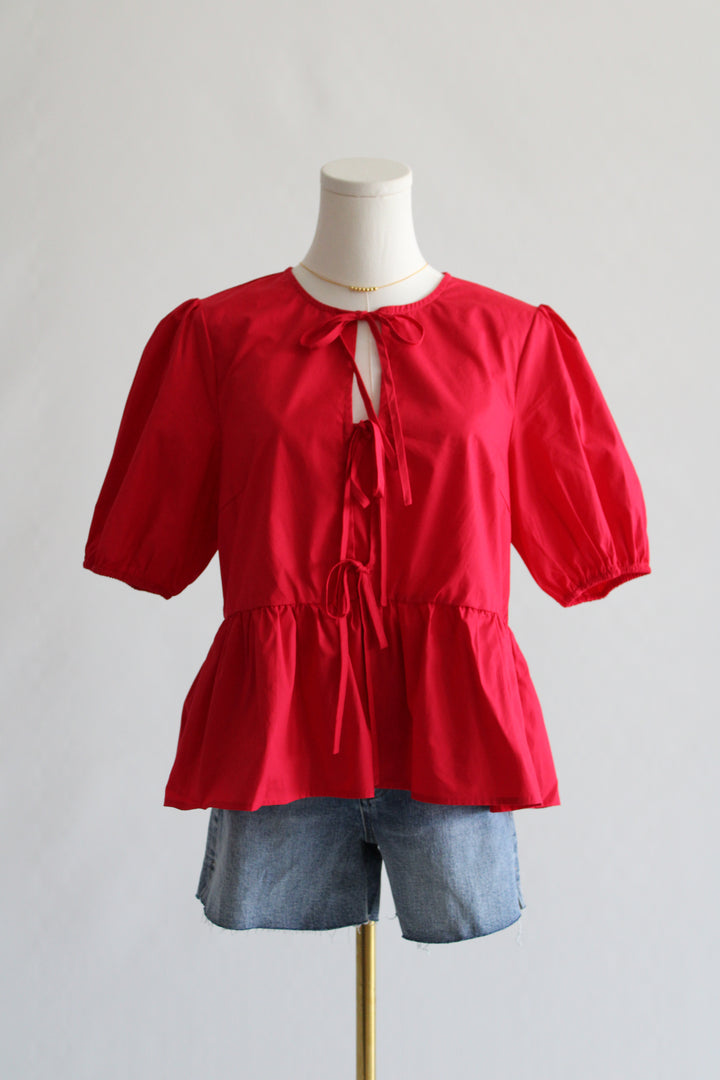 Rachel Puff Blouse
