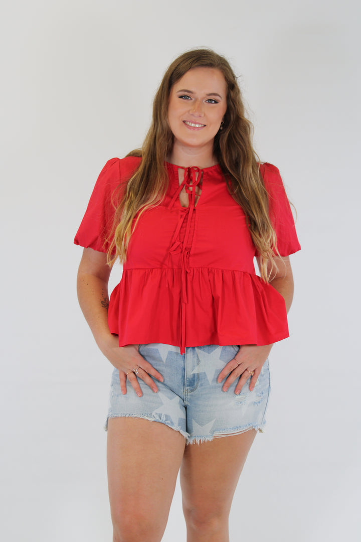 Rachel Puff Blouse