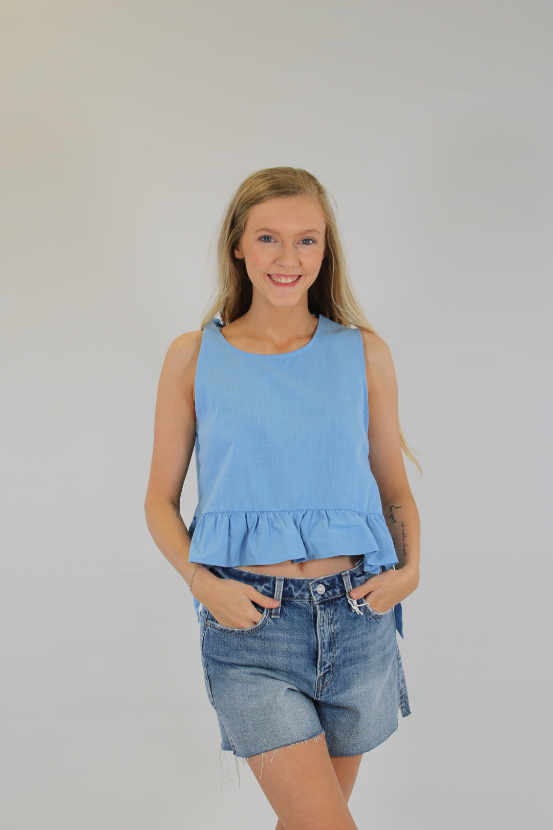 Bella Ruffle Top