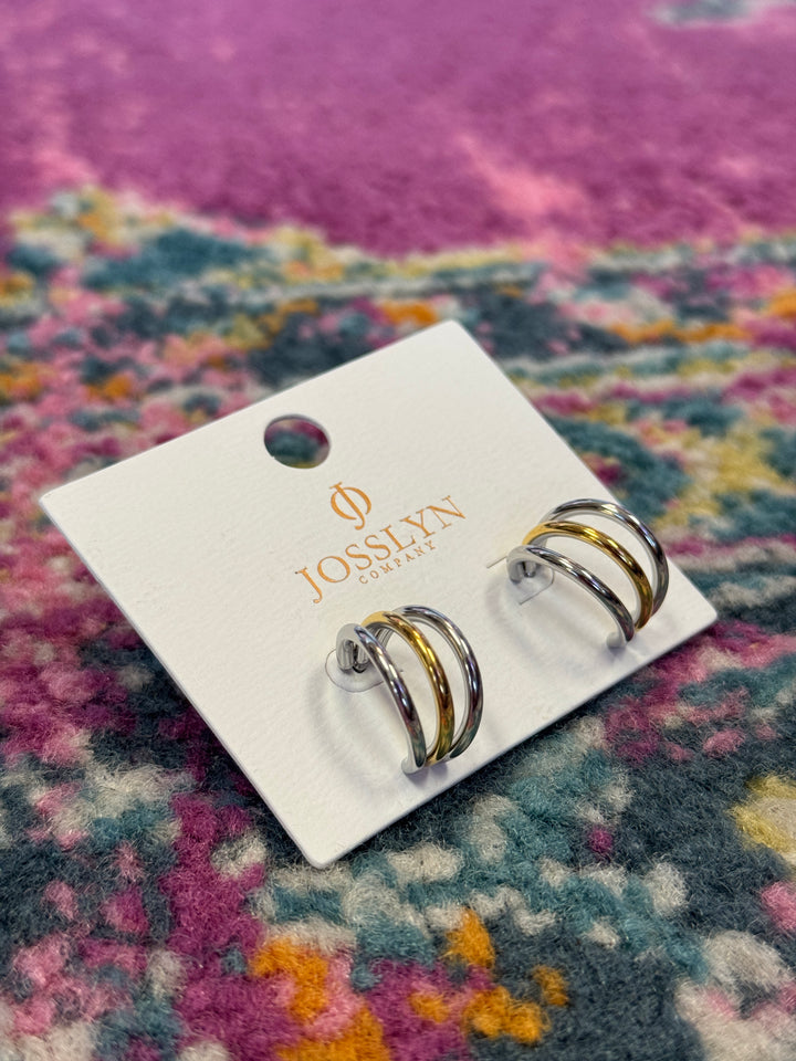 GOLD/SILVER STAINLESS HOOP